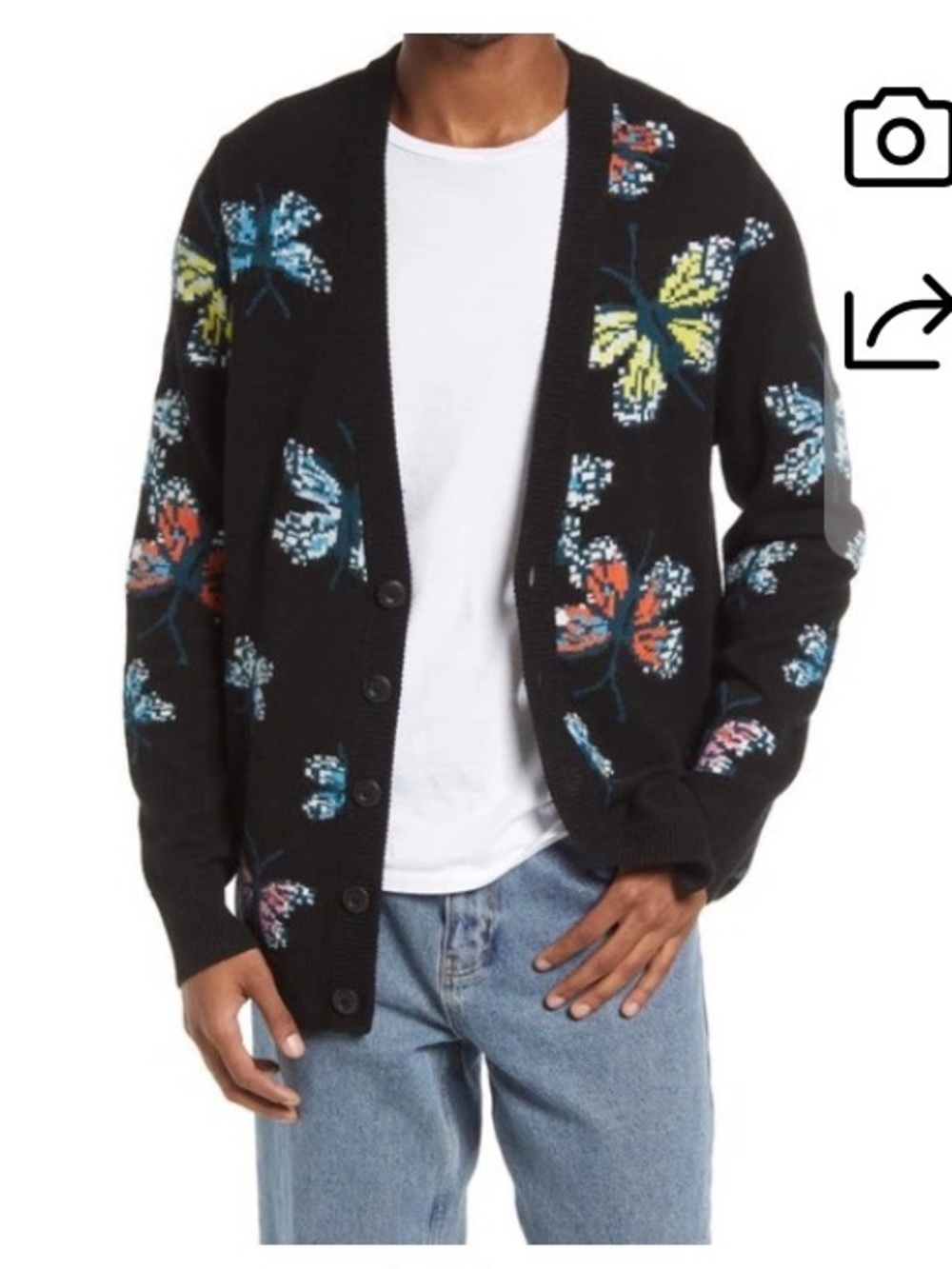 NWT  Men’s Nordstrom Cristina Martinez
Gender Inclusive Wool Blend Sweater Large